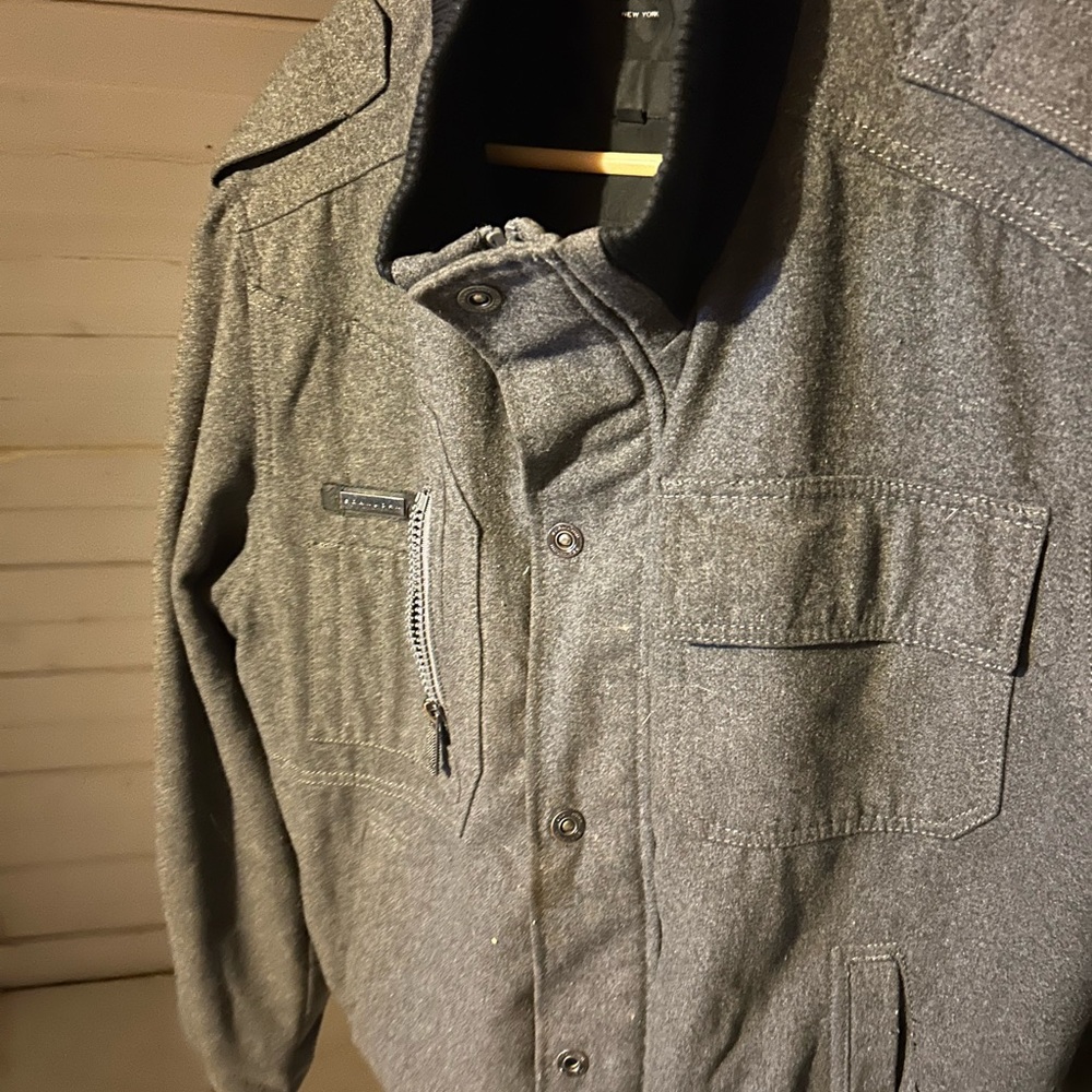 Sean John Charcoal Bomber Jacket